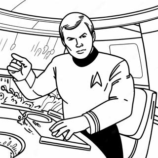 Page A Colorier Capitaine Kirk Commandant Lenterprise 57747-12634