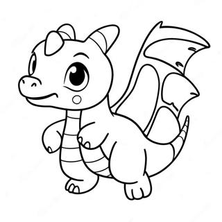 Page De Coloriage Dun Dragonite Mignon Volant 58203-12731