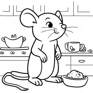 Ratatouille Pages À Colorier