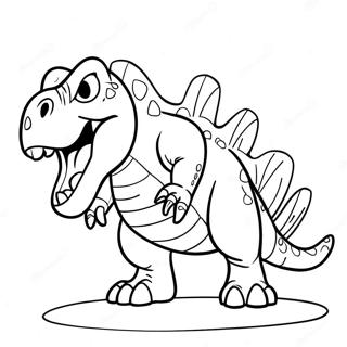 Gigantosaurus Pages À Colorier