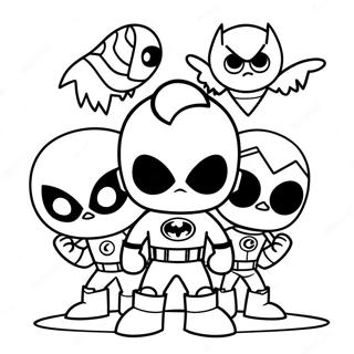 Page A Colorier Equipe Teen Titans Go 58654-12831