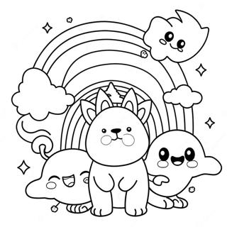 Amis Arc-En-Ciel Pages à colorier