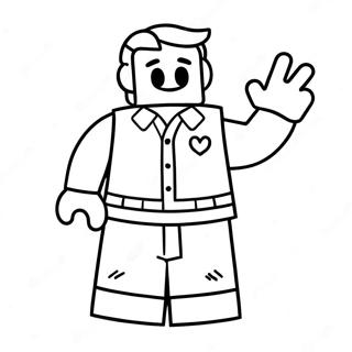 Page De Coloriage Du Personnage Roblox En Costume Colore 59108-12929