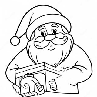 Page A Colorier De Joyeux Pere Noel 59854-13112