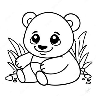 Ourson Panda Joueur A Colorier 60043-13154