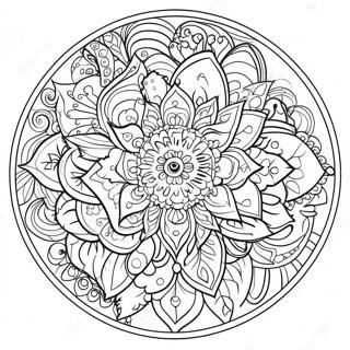 Page A Colorier De Mandala Danimaux Mignons 60497 13257