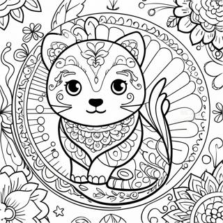 Page A Colorier De Mandala Danimaux Mignons 60497 13258