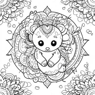 Page A Colorier De Mandala Danimaux Mignons 60497 13260