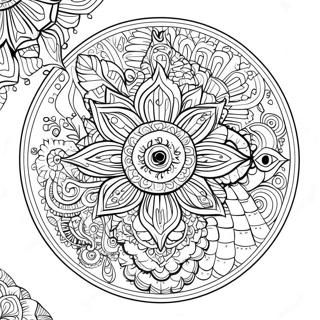 Page A Colorier De Mandala Danimaux Detailles 60498 13262