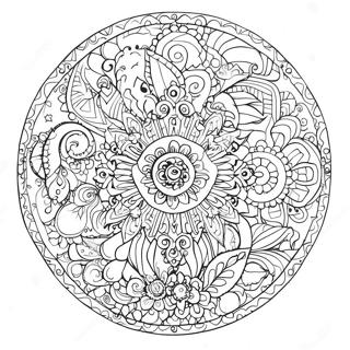 Mandala Animal Pages à colorier