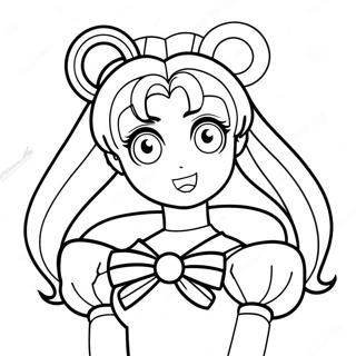 Sailor Moon En Transformation Magique Page A Colorier 60761-13332