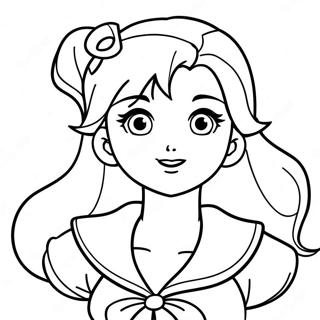 Sailor Venus Avec Amour Et Beaute Page A Colorier 60765-13345