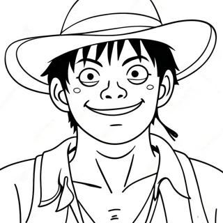 Luffy En Tenue De Pirate Page A Colorier 60853-13351