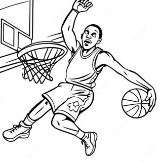 Basketball Pages À Colorier