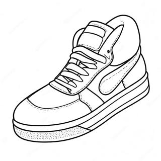 Page A Colorier De Baskets Colorees 6374-1610