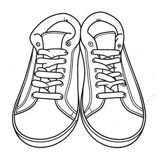 Page A Colorier De Baskets Colorees 6374-1612