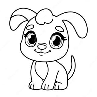 Mignon Chiot Littlest Pet Shop Page A Colorier 63889-14166