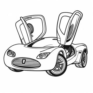 Page A Colorier De Voiture Electrique Elegante 64353-12962
