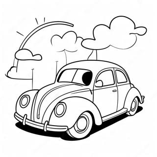 Page A Colorier De Voiture De Dessin Anime Coloree 64354 12967