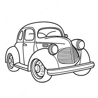 Page A Colorier De Voiture De Dessin Anime Coloree 64354 12968