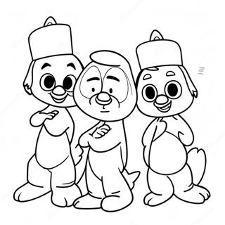 Page A Colorier Amusante De Huey Dewey Et Louie 64986 14116