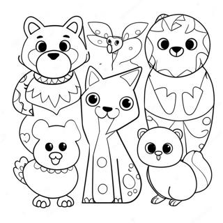 Page A Colorier Danimaux Geometriques Amusants 65076 13418