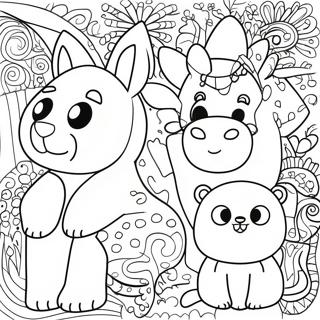 Page A Colorier Danimaux Geometriques Amusants 65076 13420