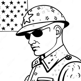 Page De Coloriage Silhouette De Soldat Pour Le Jour Des Anciens Combattants 65353 14295