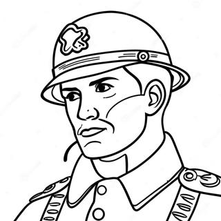 Page De Coloriage Silhouette De Soldat Pour Le Jour Des Anciens Combattants 65353 14296