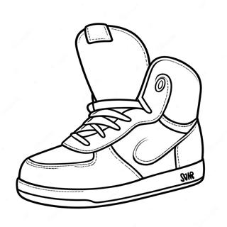 Page De Coloriage De Baskets 65445-14305