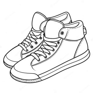 Page De Coloriage De Baskets 65445-14308