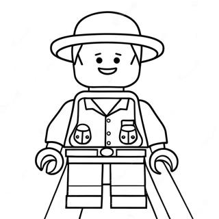 Page A Colorier De Minifigure Lego Drole 6647-1757