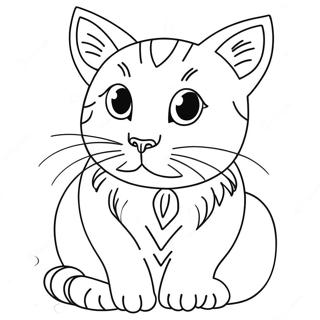 Page De Coloriage De Chat Realiste 66539-14547