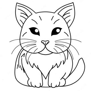 Page De Coloriage De Chat Realiste 66539-14548