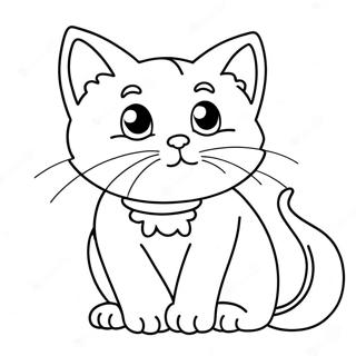 Page De Coloriage De Chaton Joueur 66540-14549