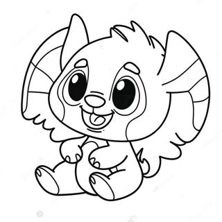 Page De Coloriage Stitch Et Angel Heureux 66633-14579