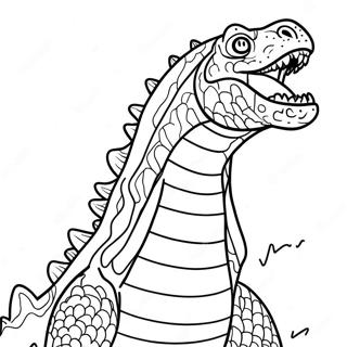 Page De Coloriage Shin Godzilla En Train De Rugir 67804-14832