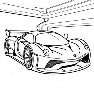 Page De Coloriage De Supercar Sportive Futuriste 67976 14882