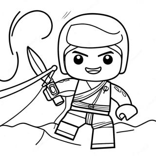 Page A Colorier De Lego Ninjago Kai En Action 6836-2622