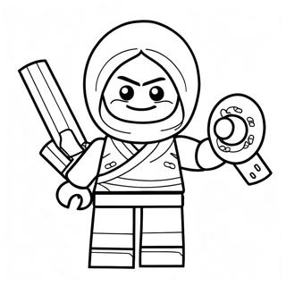 Page A Colorier De Lego Ninjago Kai En Action 6836-2623