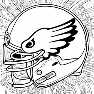 Page De Coloriage Du Logo Des Philadelphia Eagles 68494-14989