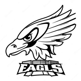 Page De Coloriage Du Logo Des Philadelphia Eagles 68494-14990