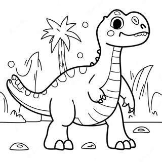 Dinosaur Réaliste Pages À Colorier