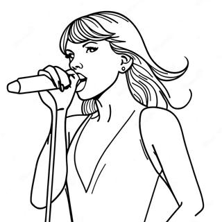 Page De Coloriage De Taylor Swift En Concert 69302-15184