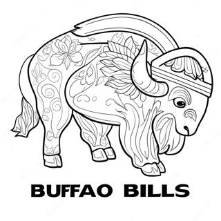 Page De Coloriage Du Logo Des Buffalo Bills 69573-15227