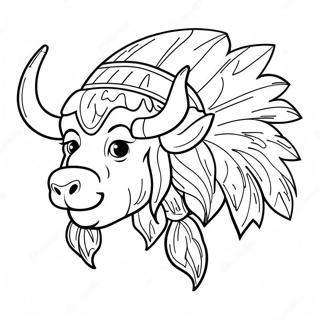 Page De Coloriage De La Mascotte Des Buffalo Bills 69574-15229