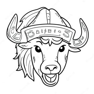 Page De Coloriage De La Mascotte Des Buffalo Bills 69574-15230