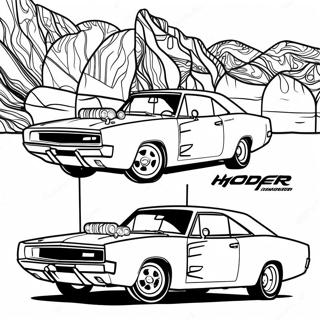 Dodge Charger Pages À Colorier