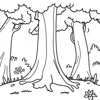 Page De Coloriage De La Foret Des Arbres Truffula 70399-15409