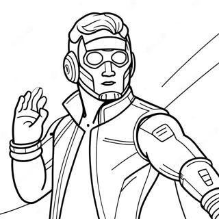 Page De Coloriage De Star Lord En Action 70775-15490